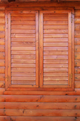 closed wooden window