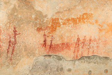 Bushmen rock painting, South Africa