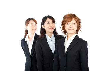 Beautiful young business woman. Portrait of asian.
