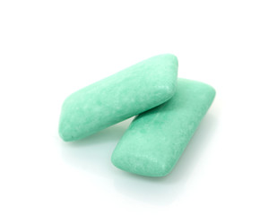 chewing gum isolated on a white background