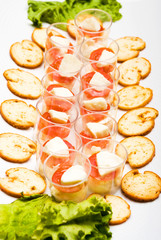 Baked rolls - cherry tomatoes & mozzarella