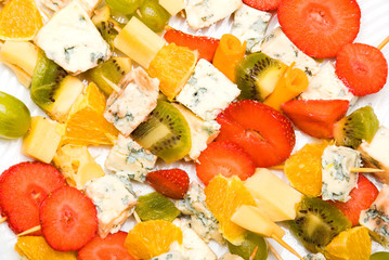 Fruits with cheese 3