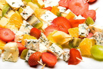 Fruits with cheese 2