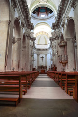 inside the church