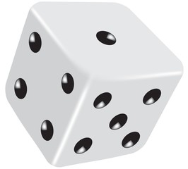gambling dice vector - obrazy, fototapety, plakaty