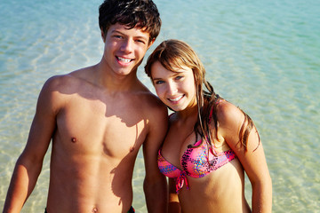 Fototapeta premium Teenage couple