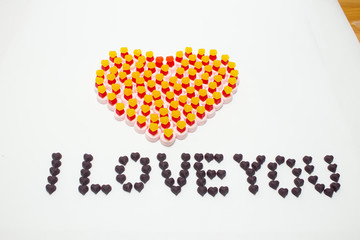 Valentine's Day with sweet valentine heart