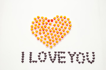 Valentine's Day with sweet valentine heart