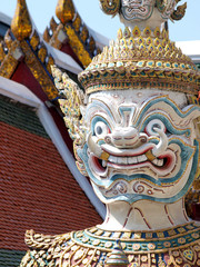 Fototapeta premium Thai Demon in Grand Palace , Bangkok Thailand