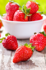 fresh strawberries