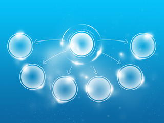 Blue clear scheme for completion of data,1 prim. 6 sec.