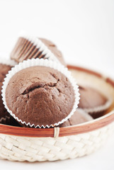 Muffin in basket