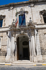 Fototapeta na wymiar Real Monte di Pietà palace. Barletta. Puglia. Italy.