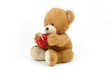 Cute teddy bear doll