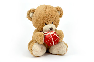 Cute teddy bear doll