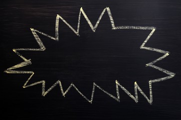 Obraz premium Blank bombing bubble