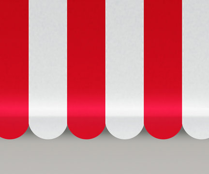 Red Awnings Background