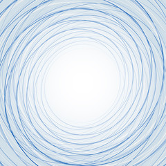 Абстрактный фон с тонкими синими кругами