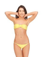 Fototapeta premium beautiful woman in bikini