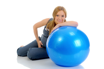 Beautiful pregnant woman