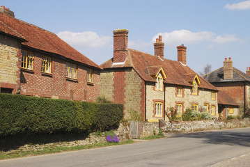Cottages at Easebourne near Midhurst. Sussex