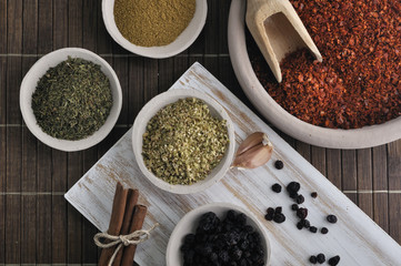 different kind of herbs