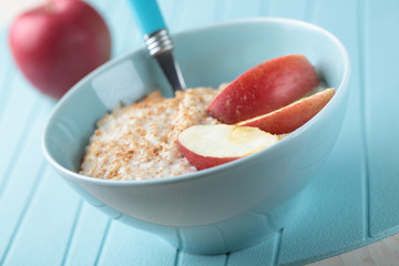 Oatmeal porridge with apple