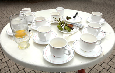 Ende der Kaffeepause