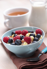 Muesli with fruits