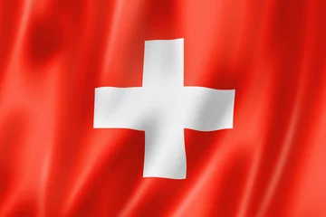 Fotobehang Swiss flag © daboost