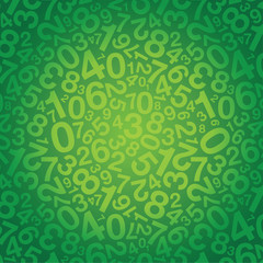 green number background