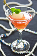 Lychee cocktail