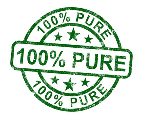 100% Pure Stamp Shows Natural Genuine Product