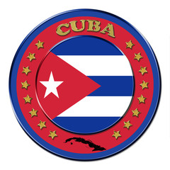 Award with the symbols of Republic of Cuba