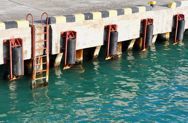 Berth in a sunny day