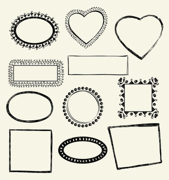 Illustration of Hand-Drawn Doodles and Design Elements.