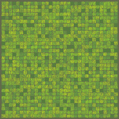Scribble pixels deep green bg.