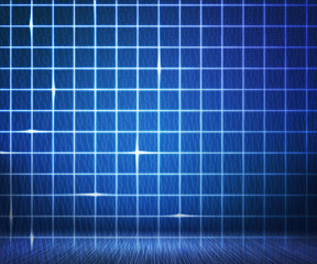 Blue Laser Digital Wall Background