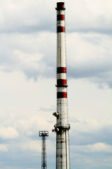 Chimney of an industrial plant