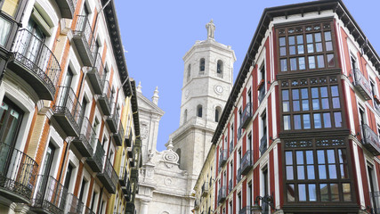 Valladolid, historic and cultural city, Spain. - obrazy, fototapety, plakaty