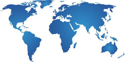 Obraz premium mapa świata