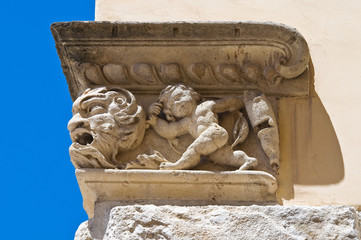 Della Marra palace. Barletta. Puglia. Italy.