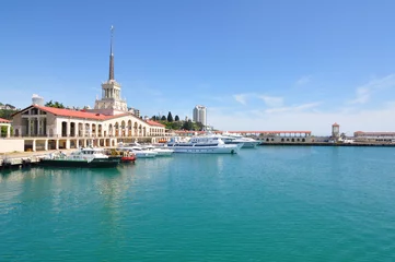 Fototapete Sochi city marina © catthesun
