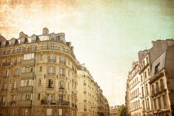 Fototapeta na wymiar piękne paryskie ulice
