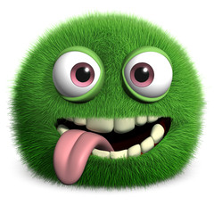 green furry monster
