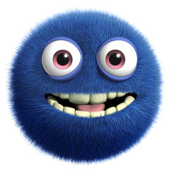 blue cute monster © Albert Ziganshin