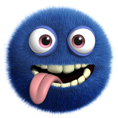 blue cute monster © Albert Ziganshin