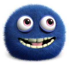 blue cute monster © Albert Ziganshin