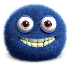 blue cute monster © Albert Ziganshin