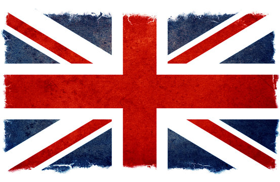 old designed grungy british flag